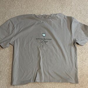 Zara Gray Short Sleeve Tee